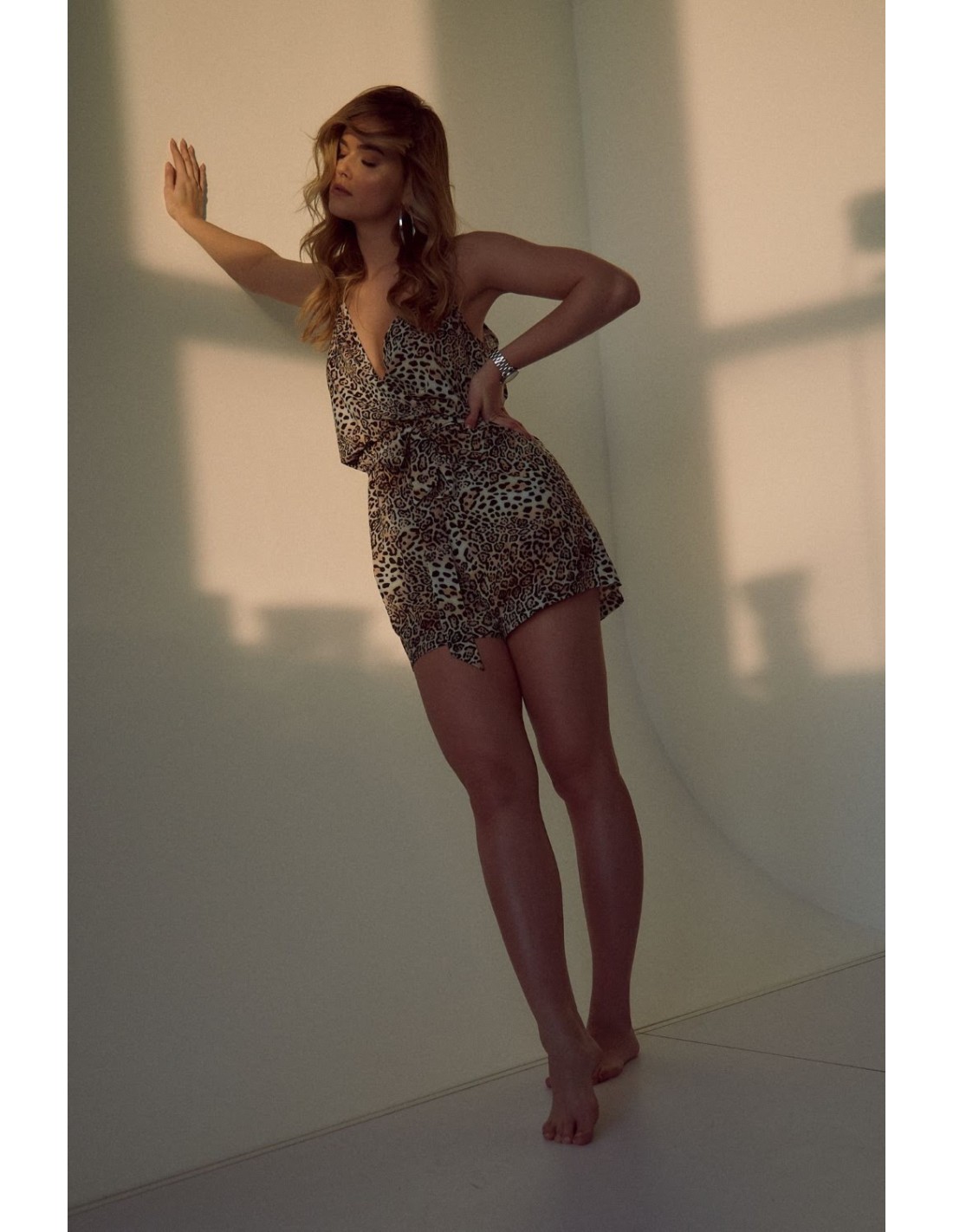 Leopard print summer jumpsuit 70070 - Online store - Boutique